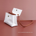 Kraft Paper Mini Pouch White Sling Bag Ladies Shoulder Bag